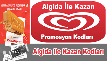Algida ile Kazan Promosyon Kodu