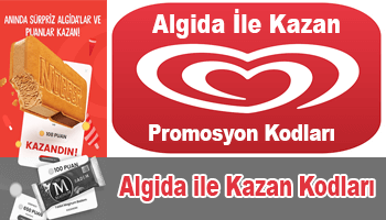 algida ile kazan promosyon kodu