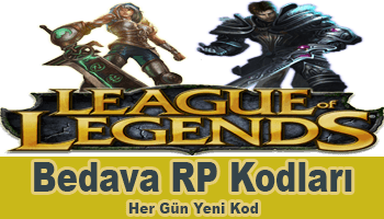 Bedava League of Legends Rp Kodları