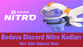 hediye discord nitro kodlari