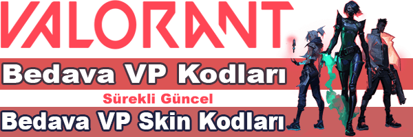 Valorant Bedava VP Kodları