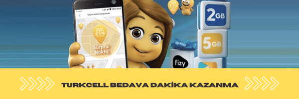 Turkcell Bedava Dakika Kazanma