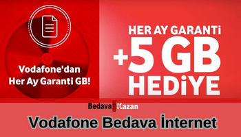 Vodafone Bedava İnternet